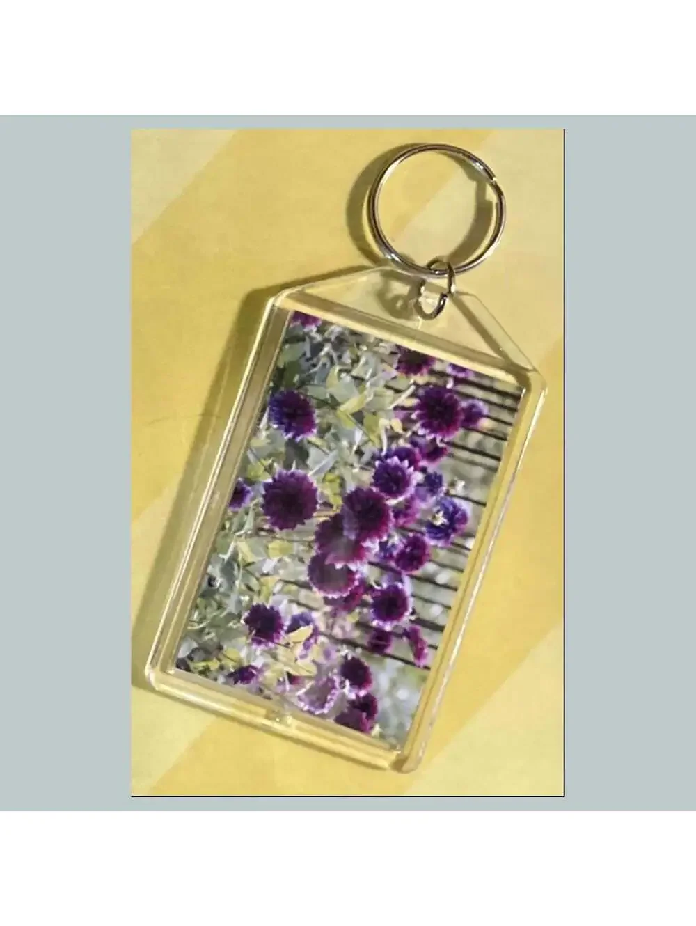3678 Dahlia Acrylic Keychain | Floral Keychain | Flower Lover Gift